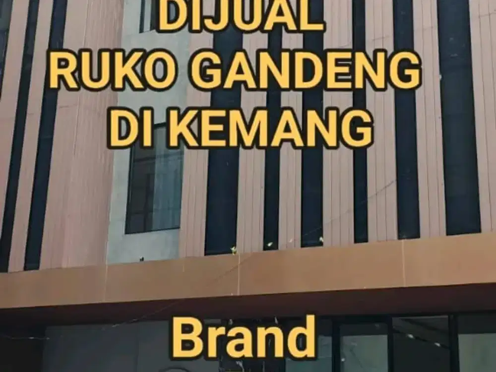 Di Jual Ruko Gandeng Brand New Di Kemang Raya Jakarta Selatan
