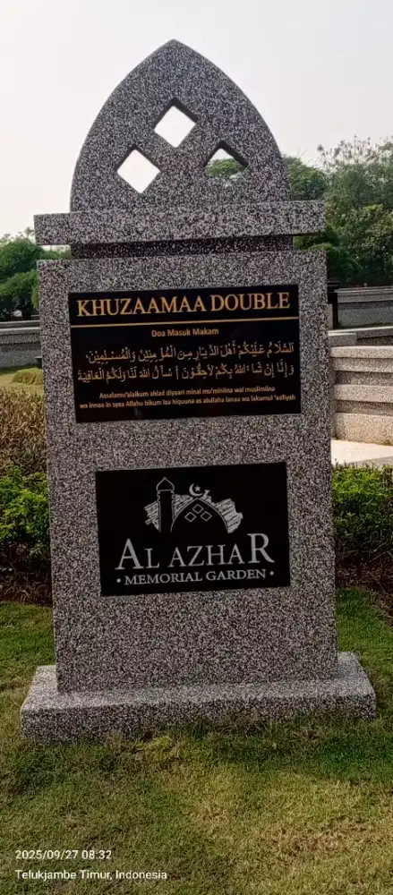 Kavling makam muslim nomer 1 di Indonesia Al Azhar memorial garden