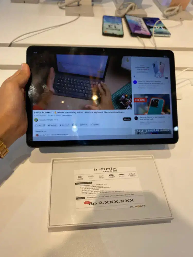 Kredit tablet infinix modal ktp