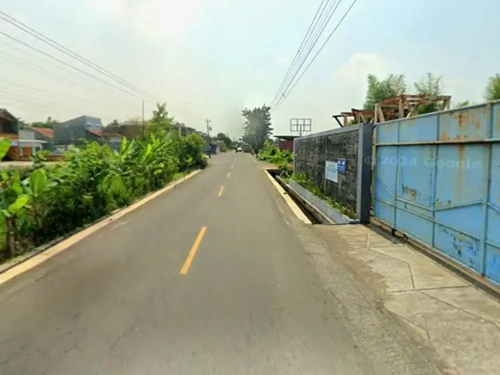Jual Cepat Tanah Plus Gedung Gudang Kokoh Tepi Jalan Besar Kalasan