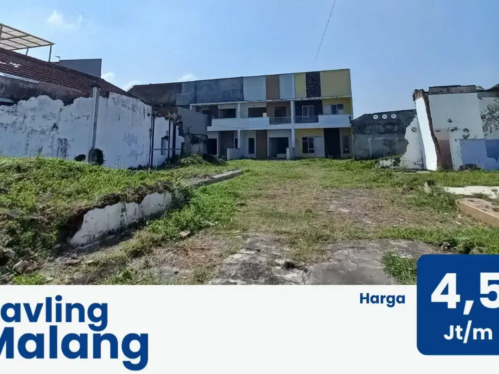 Tanah Malang Akses Mudah Dekat Pasar Gadang Lokasi Strategis