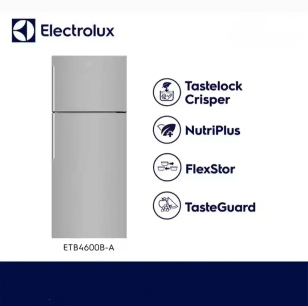 KULKAS 2 PINTU ELECTROLUX ULTIMATE TASTE ETB4600B-A