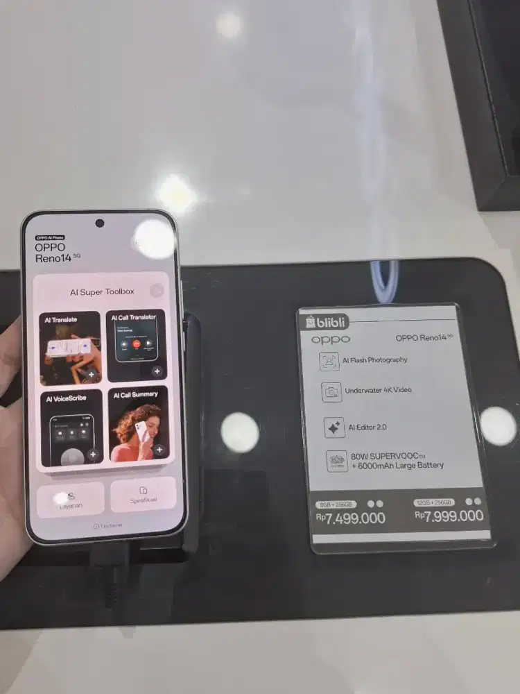 Promo OPPO Reno 14 5G, Bisa Cicilan Tanpa Dp proses 3 menit