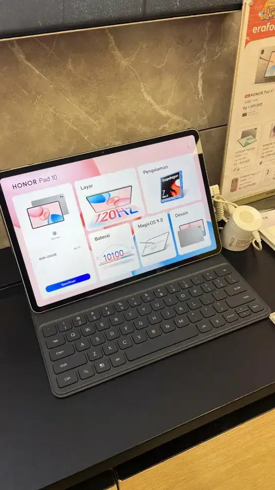 HONOR PAD 10 8/256 FREE KEYBOARD + PEN CASHBACK 300K