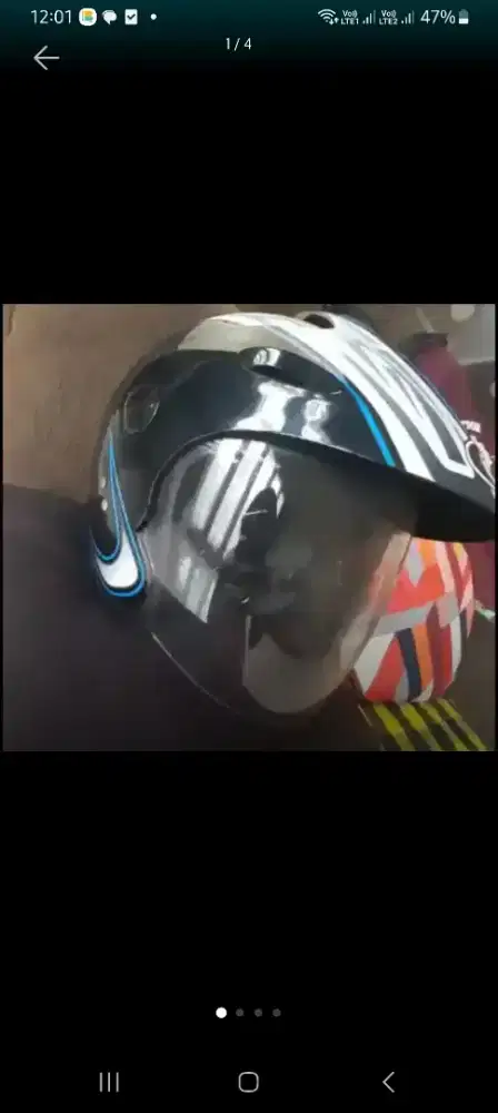 Helm Kyt second kaya baru bagus jarang pake