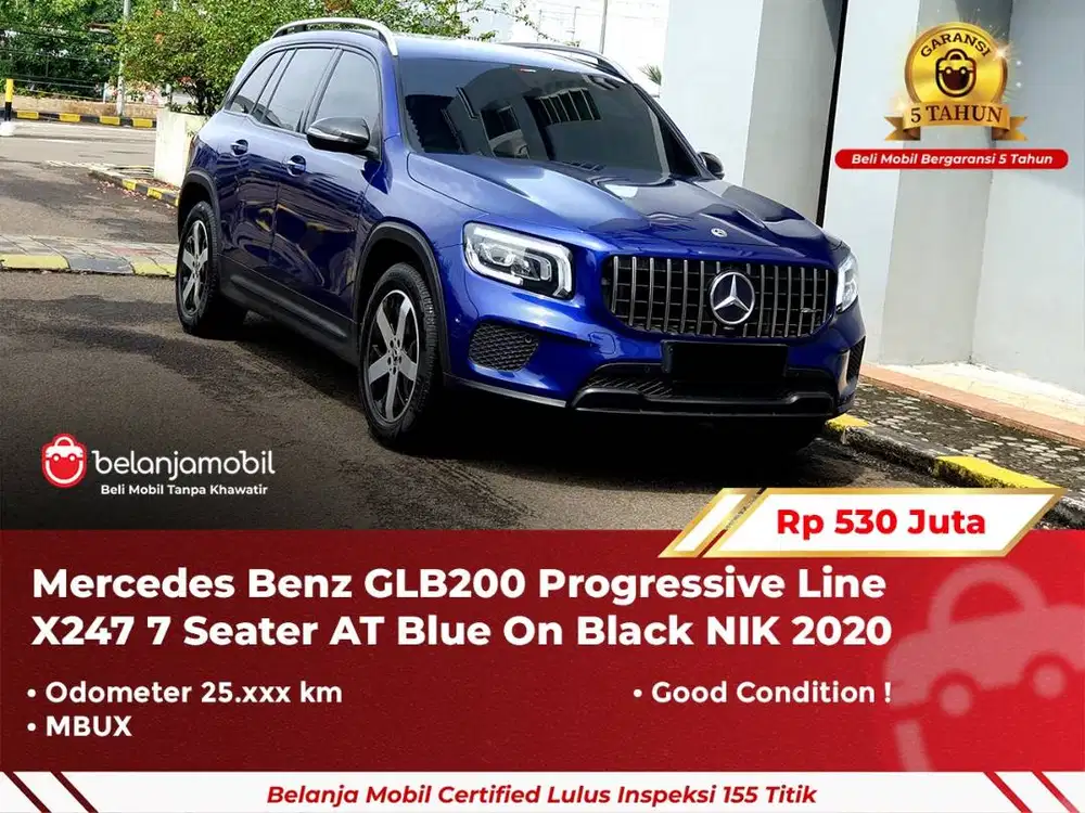 [ GARANSI 5TH ] Mercedes Benz Mercy GLB 200 GLB200 Blue 2020/2021