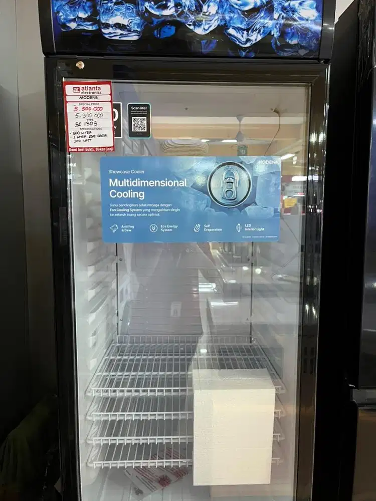 Kredit Showcase Modena 300liter