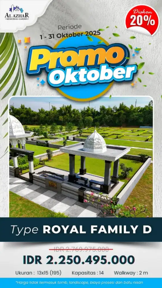Al Azhar memorial garden kavling makam muslim nomer 1 di Indonesia