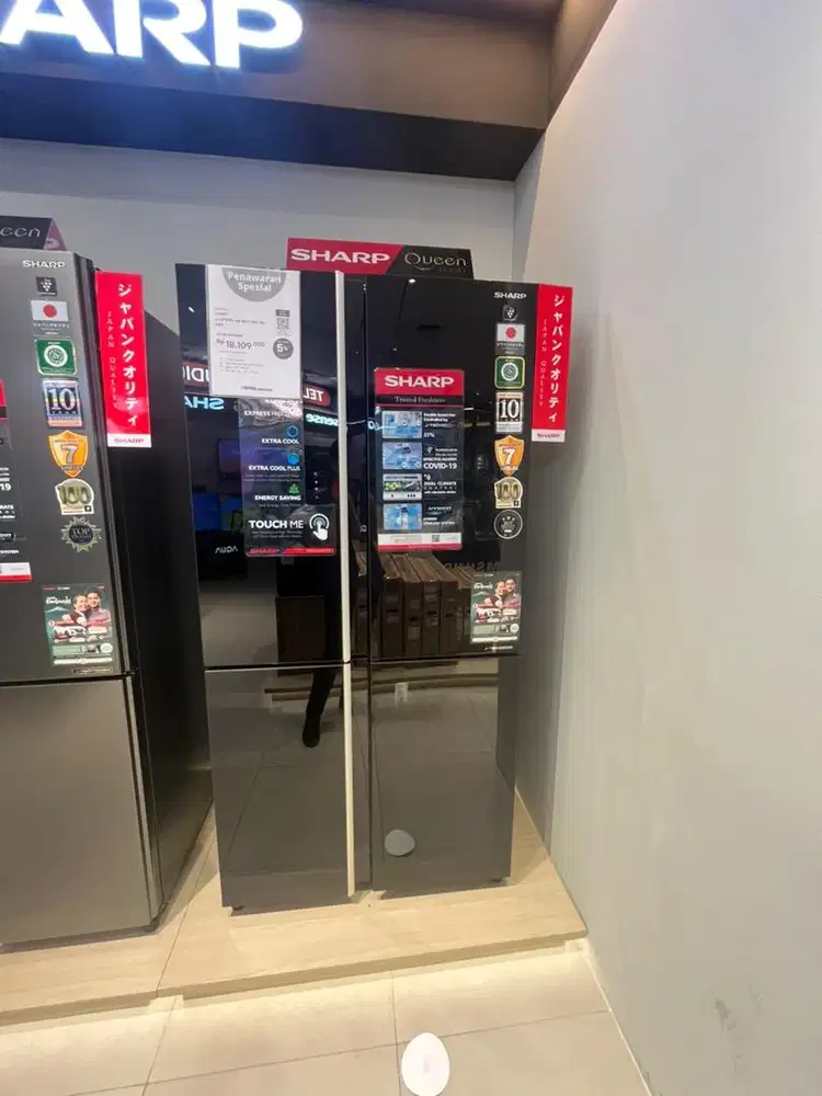 Sharp kulkas hybrid 4 pintu