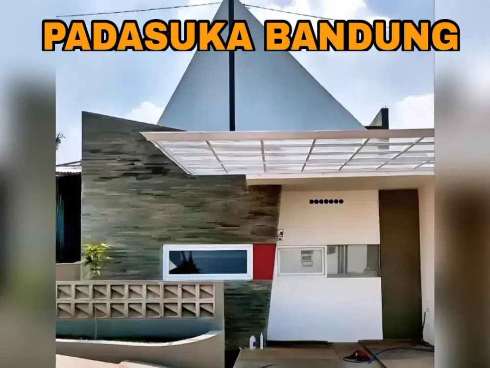 DIJUAL RUMAH CANTIK KUAT DI PADASUKA BANDUNG, JUAL RUMAH MURAH