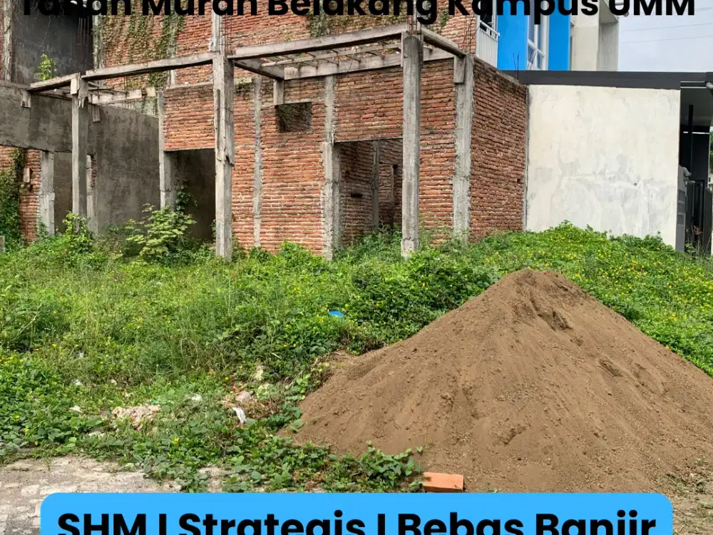Dijual Tanah Belakang Kampus UMM