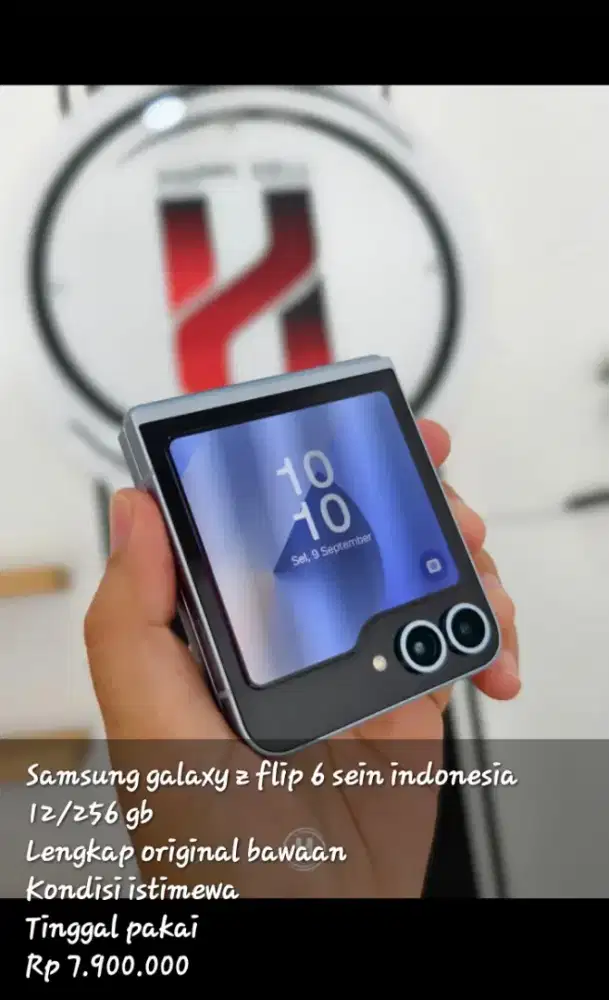 Samsung galaxy z flip 6
sein Indonesia 
12/256gb