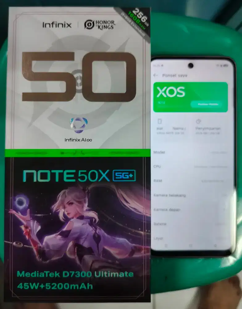 INFINIX NOTE 50X 5G 8+8/256Gb FULLSETT