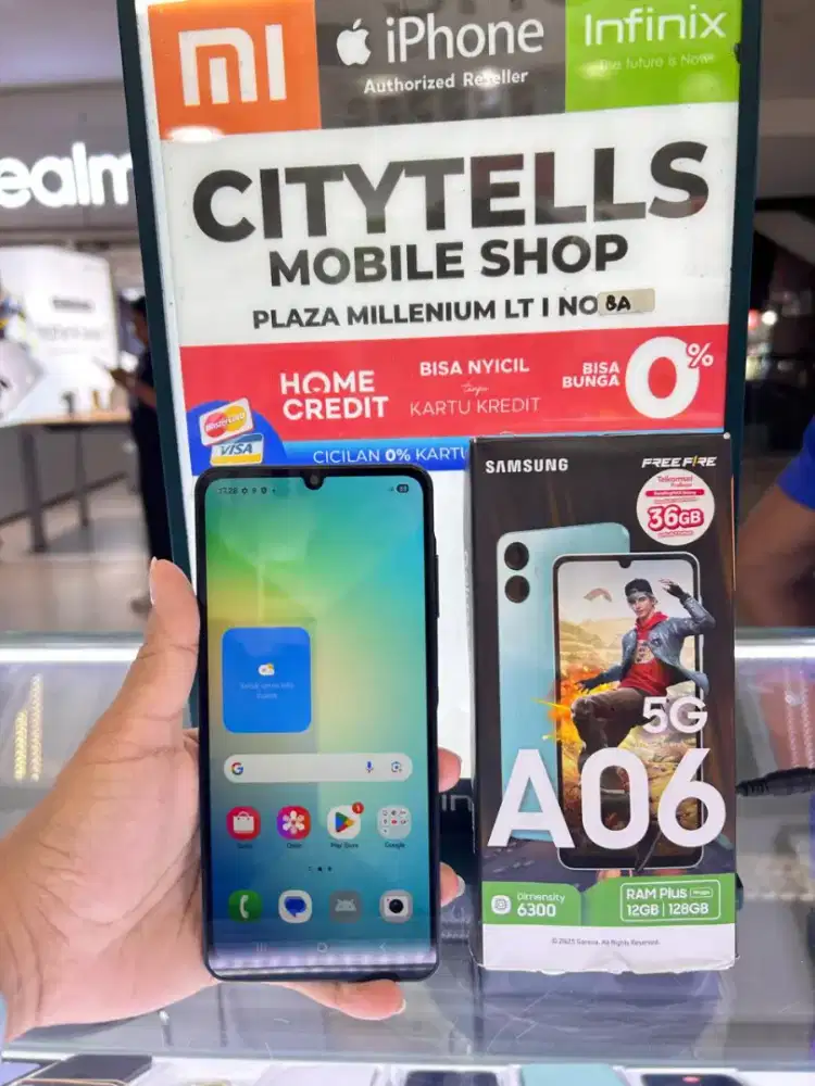 Samsung A06 12/128 5G Garansi 10 bulan