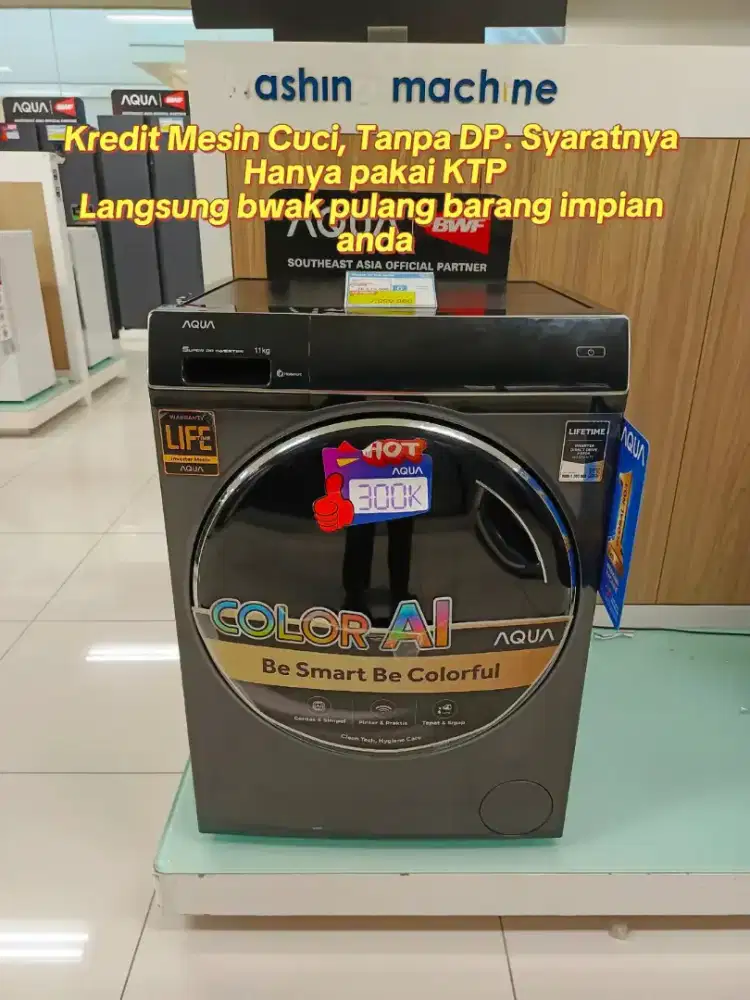 Kredit Mesin Cuci, Tanpa DP