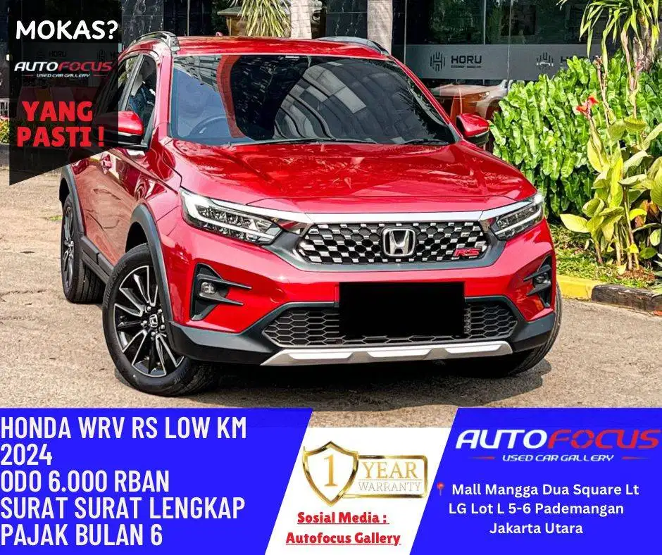 km 6Rb - Honda WRV WR-V WR V 1.5 RS Non sensing At Merah Matic