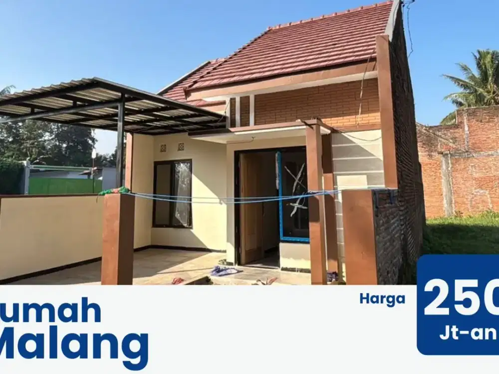Rumah Siap Huni Wonokoyo Akses Mudah Poros Jalan