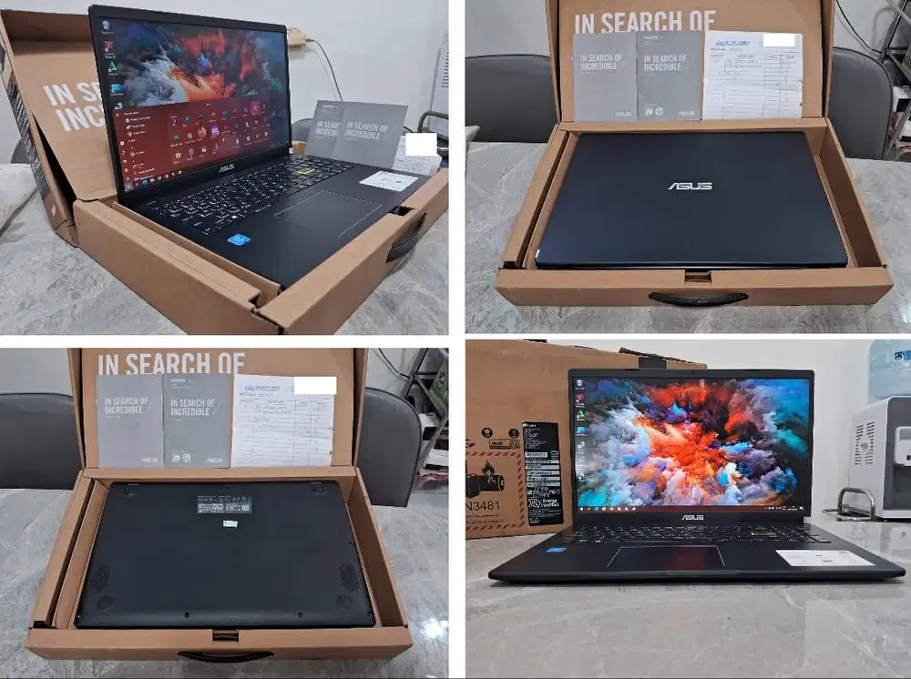 Laptop ASUS E510 LikeNew Dus Buku Full HD Win ORI Key Nyala SLIM Grnsi