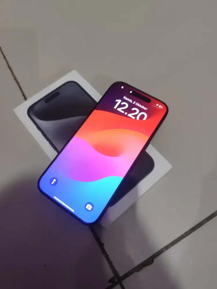 I phone 15 pro Black Titanium