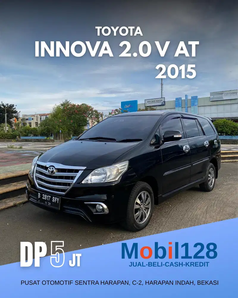 [MURAH DP 5Jt] Toyota Innova V 2.0 AT 2015, Hitam