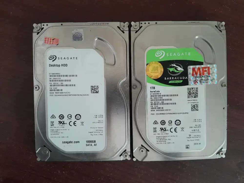 Borongan 2 Hardis computer 1000gb / 1 tera