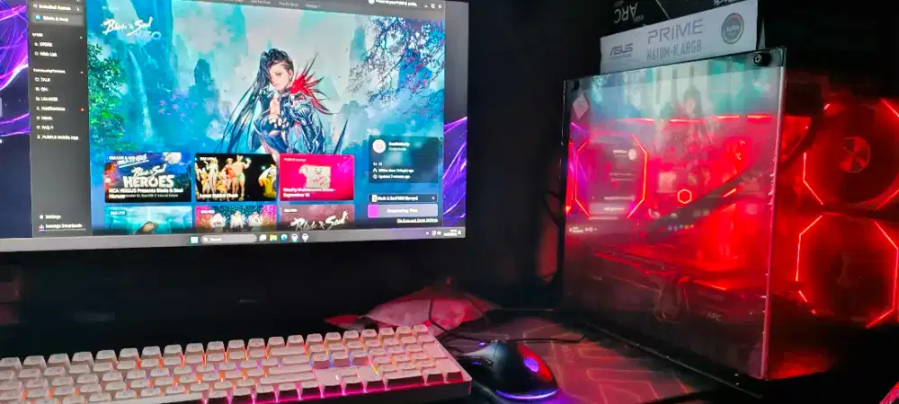 PC Gaming i3 Gen13 |Ram 16gb DDR5 | rx6600 | ALL NEW Garansi Panjang