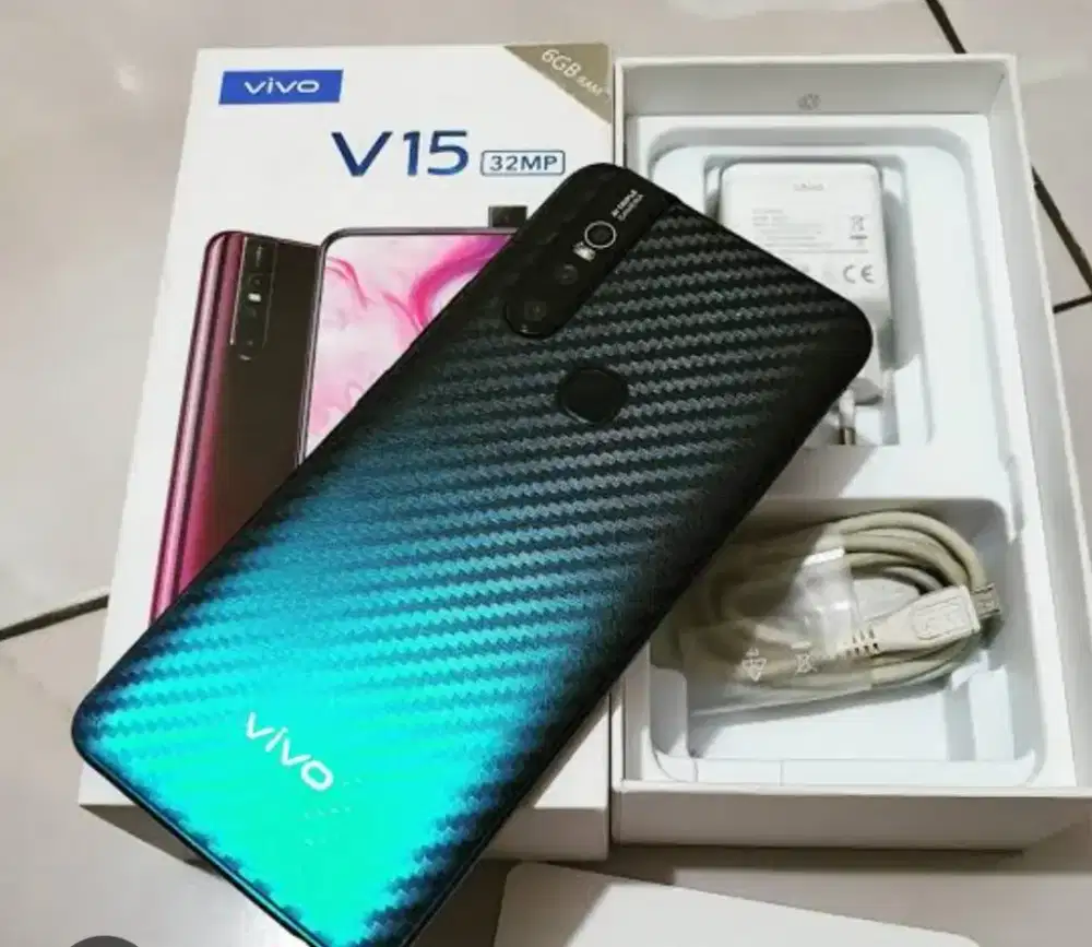 Murah hp Vivo V15 6/64 top up camera lkp normal
