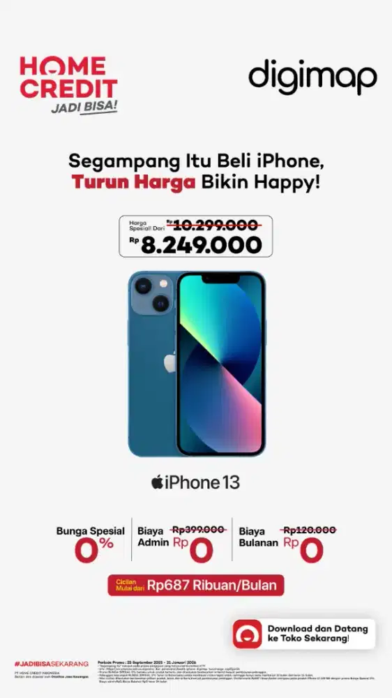 Kredit iPhone dengan KTP Saja