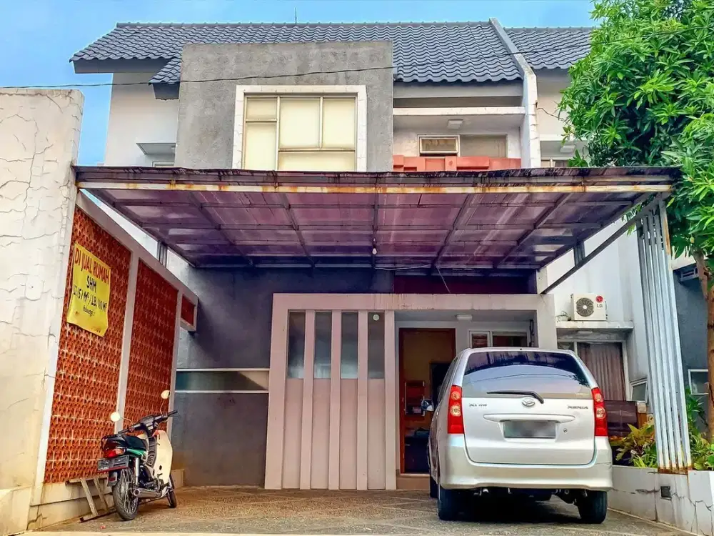 Rumah SHM 2 Carport 15 Menit ke Pintu Tol Cibubur 2 Siap Huni J-19493