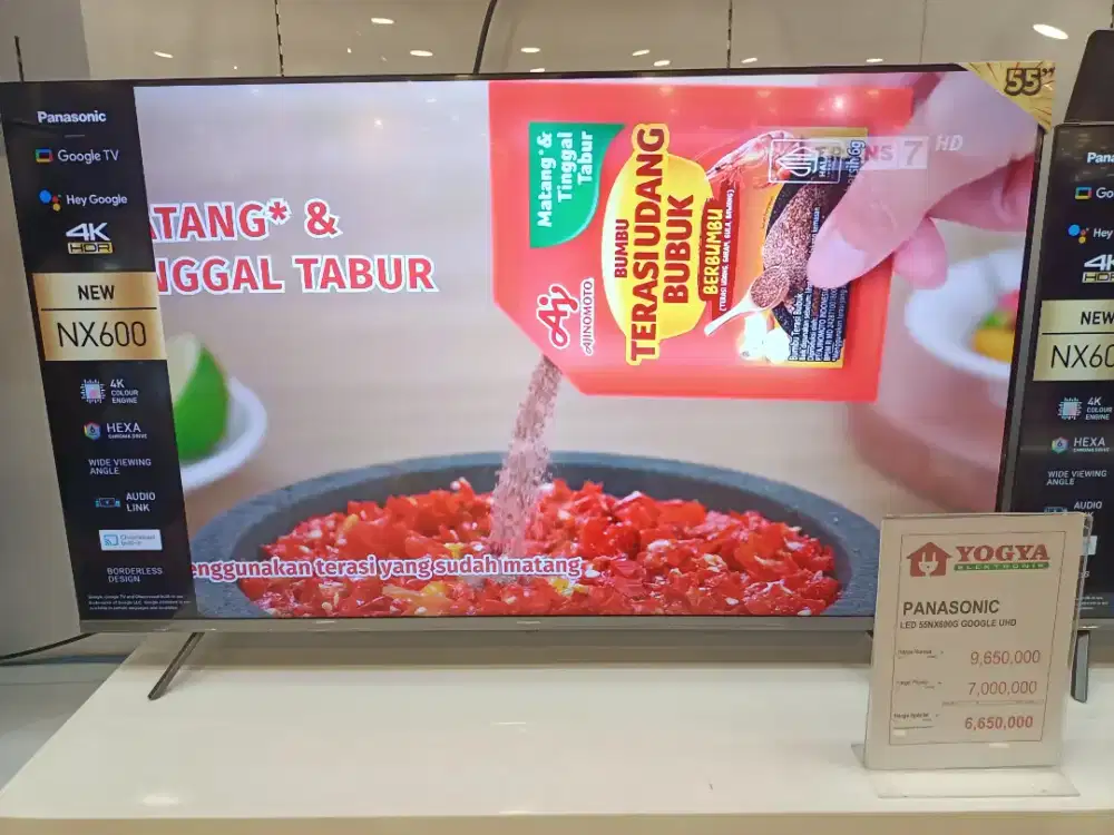 Cash & Credit PANASONIC LED 55NX600G Google UHD DP 0%, bunga rendah
