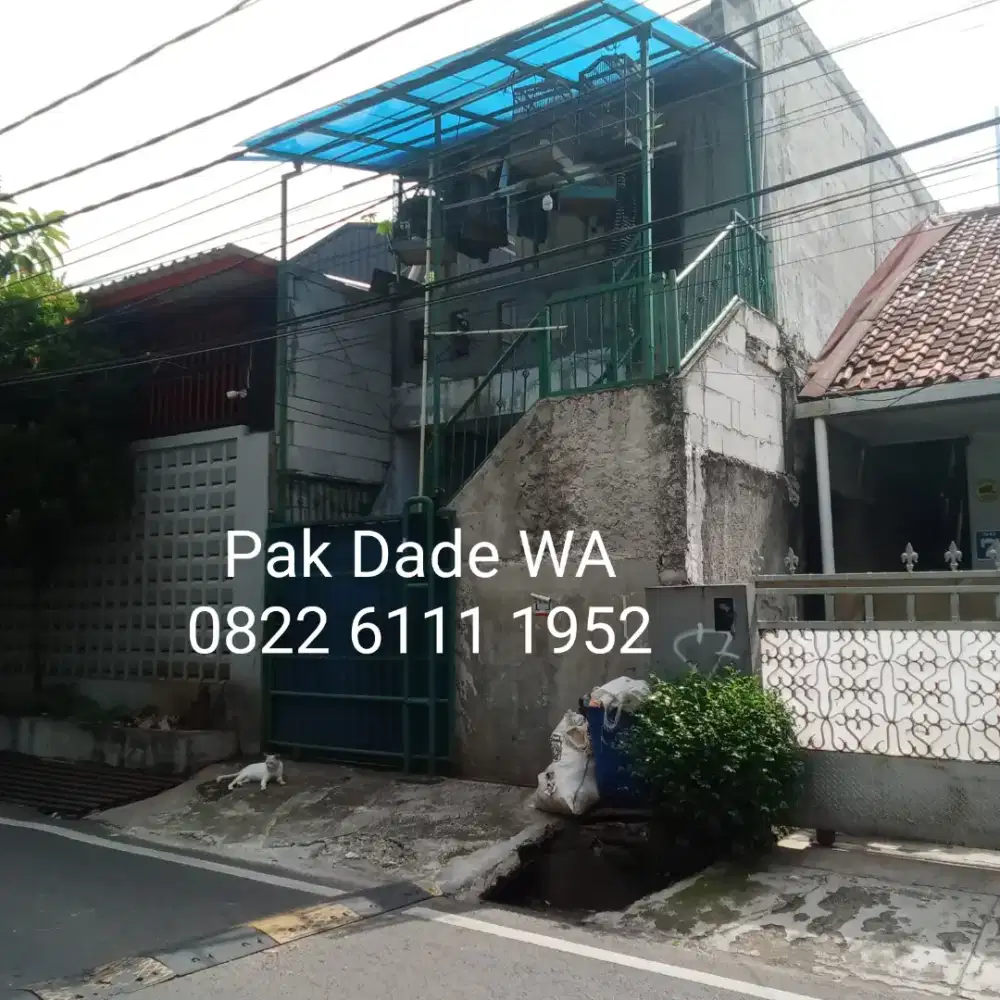 Rumah induk + 6 pintu kosan SHM murah banget di Tanah Kusir Jaksel