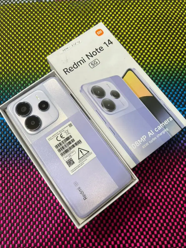 Xiaomi Redmi Note 14 5G 8/256 – Desain Stylish, Performa Kencang!