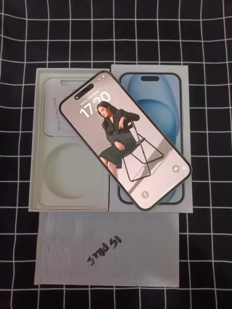 IPHONE 15 PLUS 128 Fullset BH79% orian INTER (SIMLOCK)