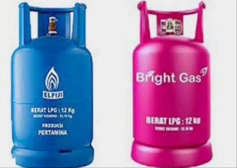 Tabung gas biru 12 kg