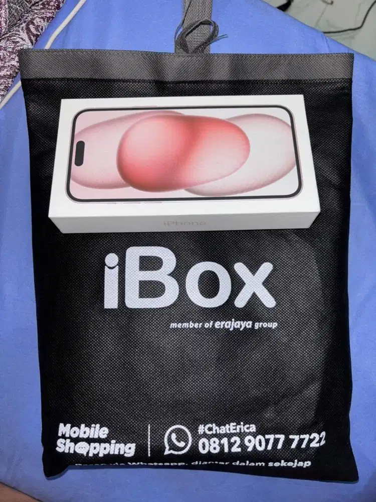 Iphone 15 Plus - 128GB PINK Ibox (Garansi Nov 2025)