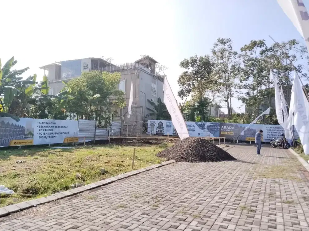 Rumah Kos Siap Bangun Full Furnished Selangkah Kampus 3 UMM Malang