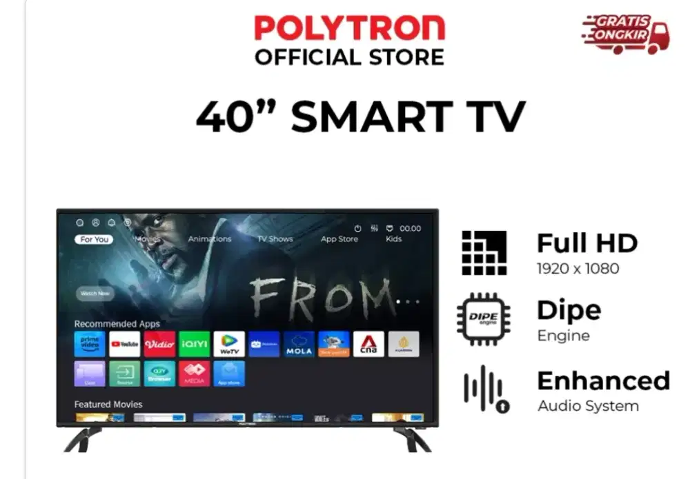 LED TV POLYTRON 40 INCI SMART