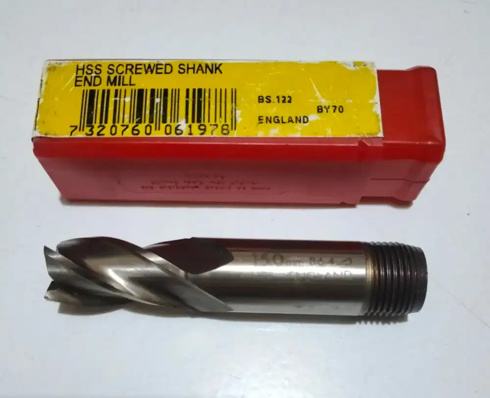 Mata bor frais EndMill HSS DORMER 15mm , 4 flute , Made in UK.
