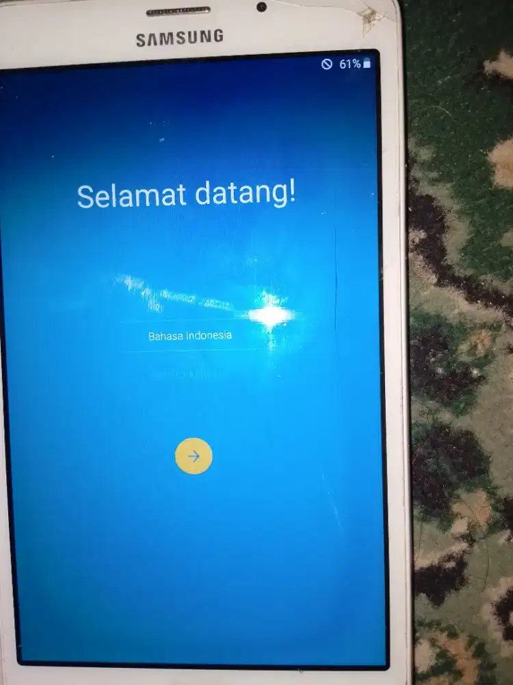 Tab Samsung a6 udh 4g minus tc retak