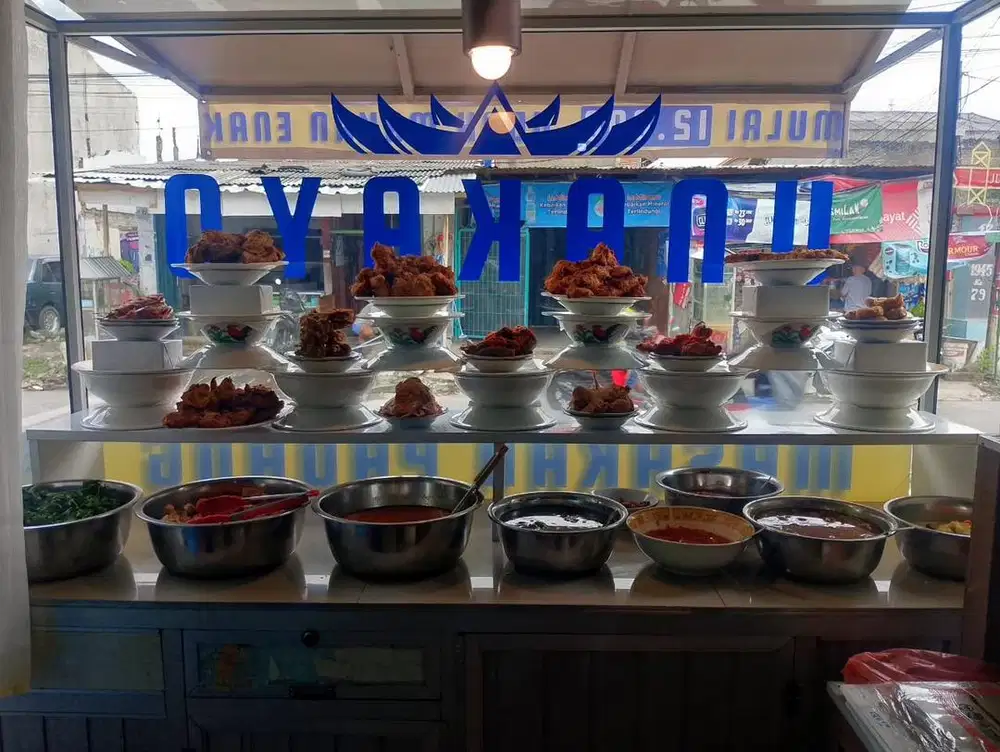 Di jual perlengkapan jualan nasi padang