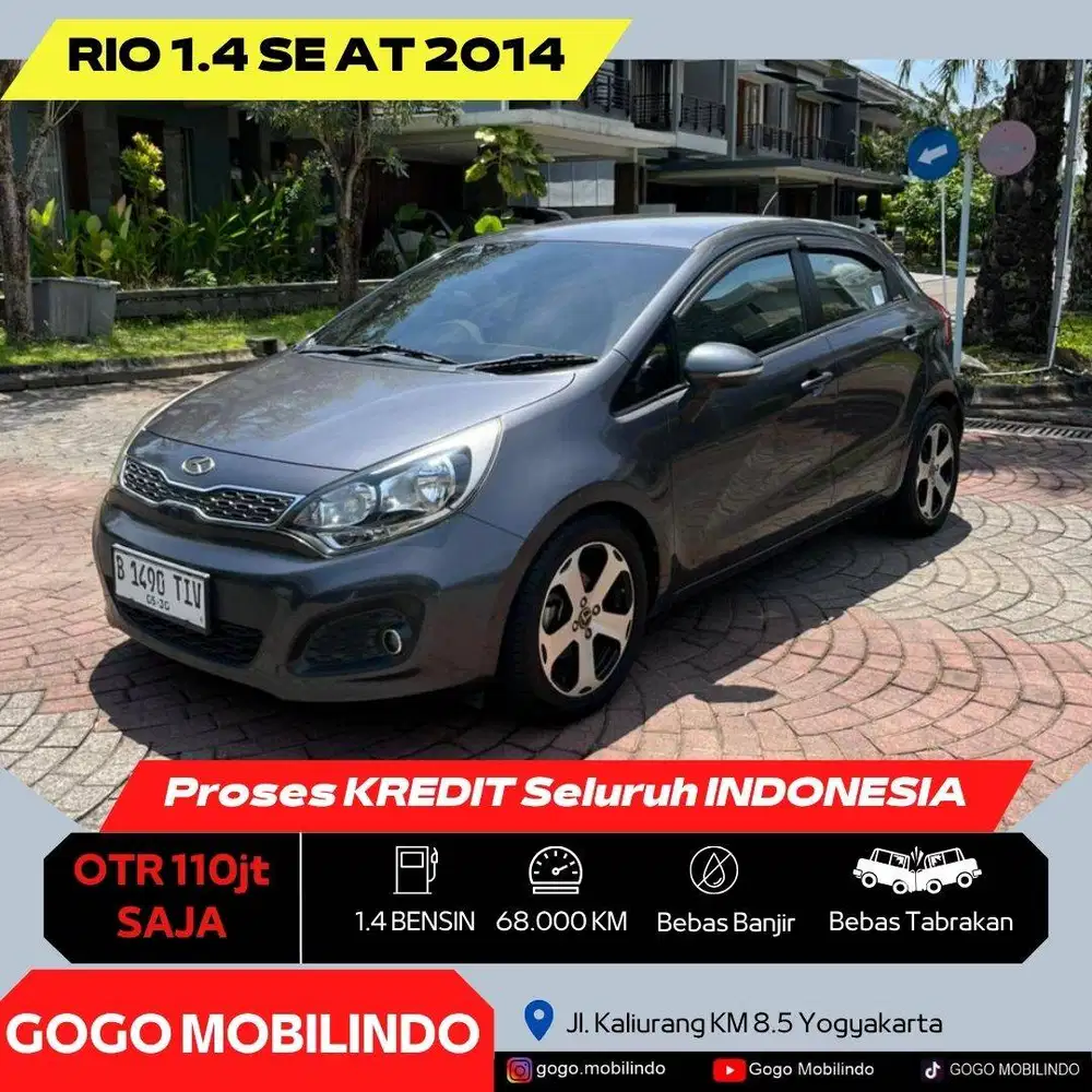 [Km68rb] Kia Rio SE Matic 2014 ANTIK ISTIMEWA Kredit Murah