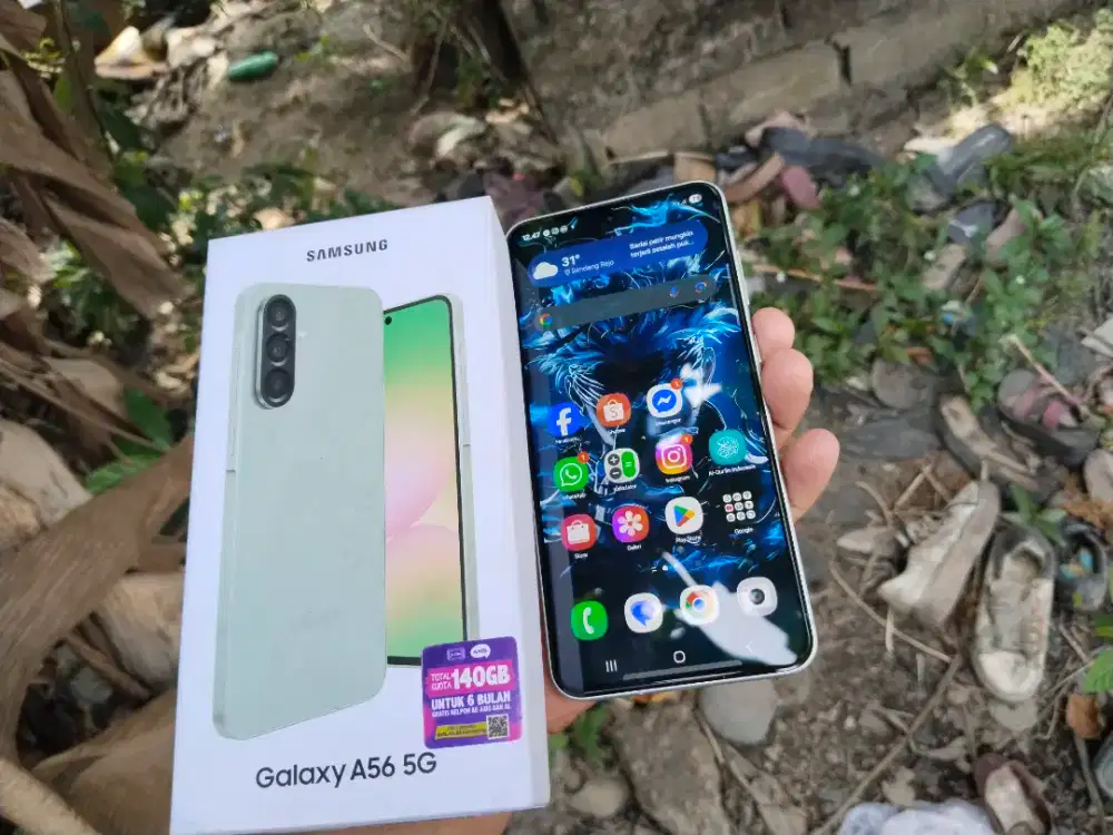 SAMSUNG A56, 12/256, LENGKAP, Garansi 1 Tahun kurang beberapa Hari