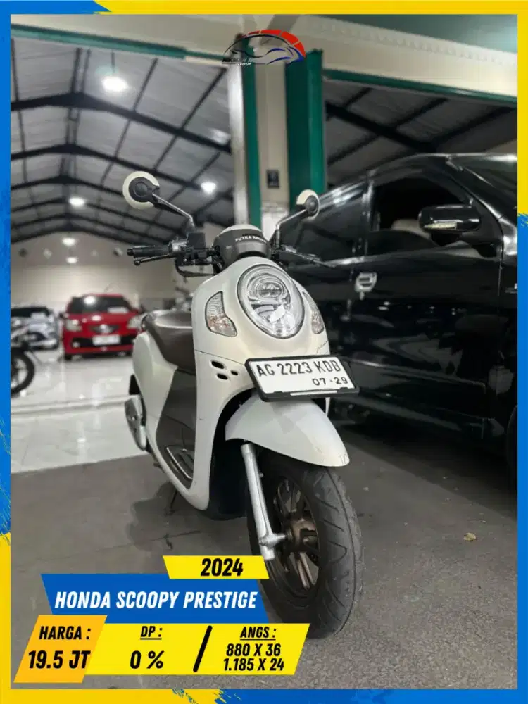 HONDA SCOOPY PRESTIGE 2024 PLAT AG GASS LURR HIKMAH MOTOR KEPUH MALANG