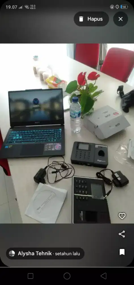 Finger print support