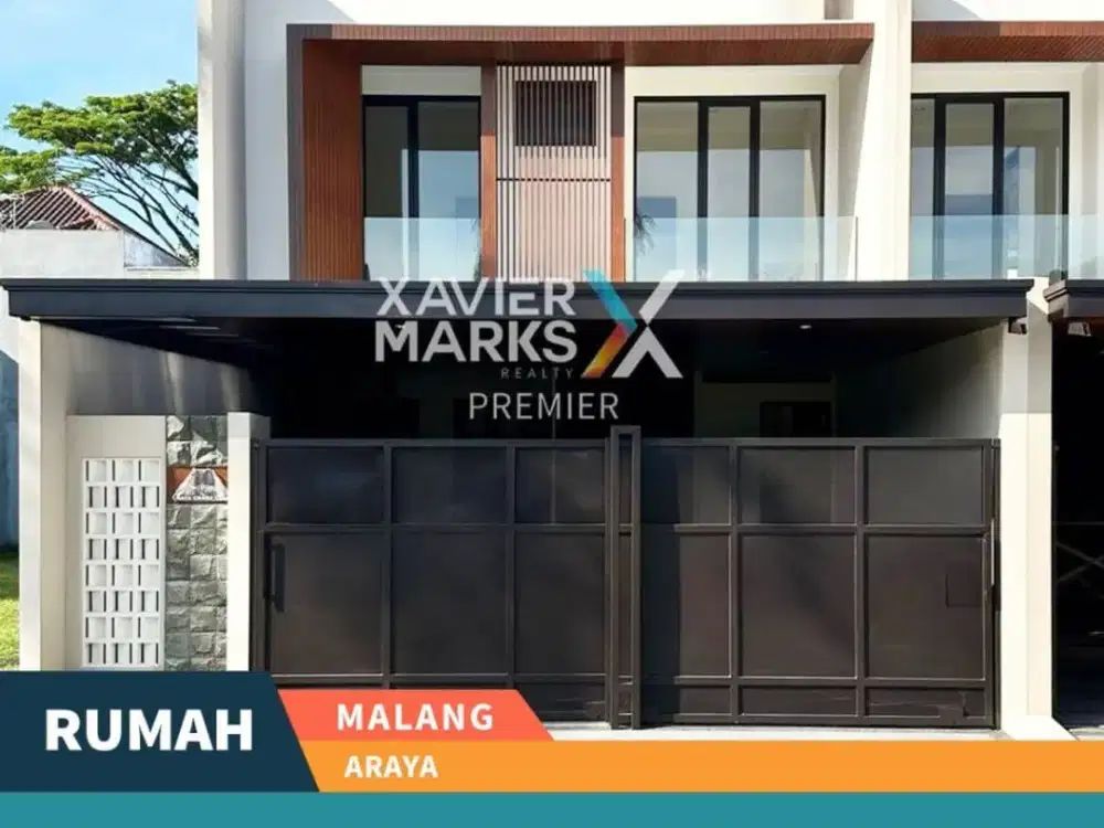 Dijual Rumah Premium Baru Cuma 3 M-an di Golf Araya, Malang