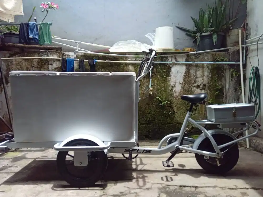 SELIS PUJASERA GEROBAK SEPEDA LISTRIK