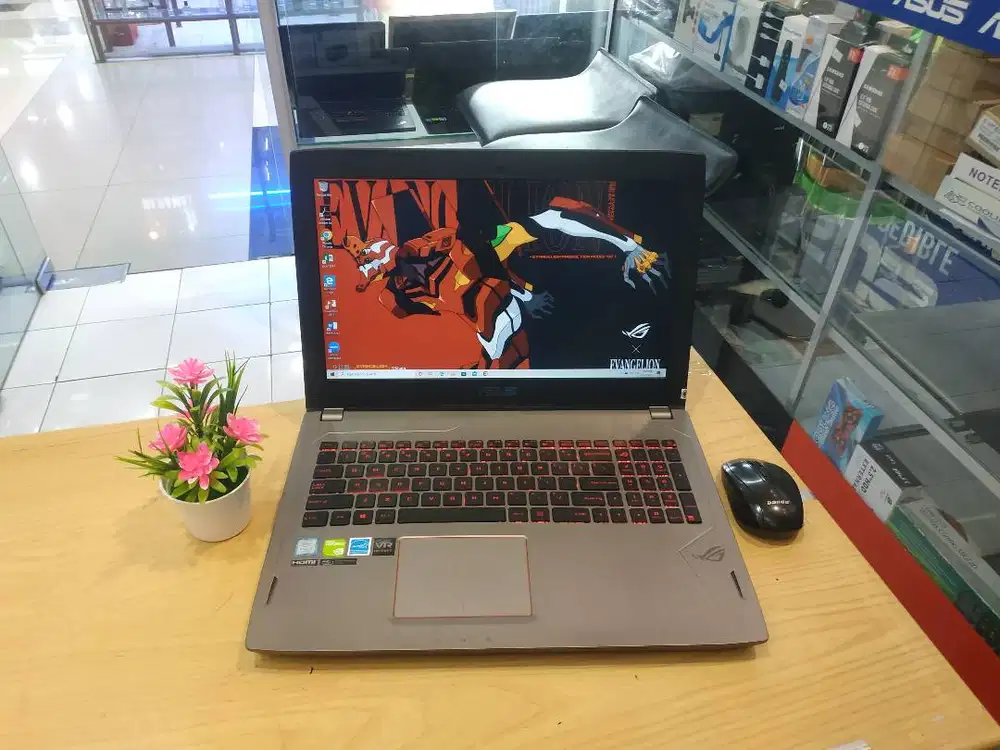 JUAL LAPTOP ASUS ROG GL502VSK CORE i7 RAM 16GB SSD 256GB NVIDIA