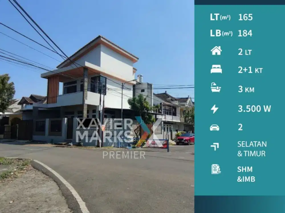 Rumah Hook Strategis Multifungsi di Pandanwangi Blimbing Malang