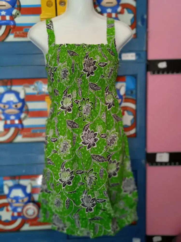Baju Dress batik tanktop