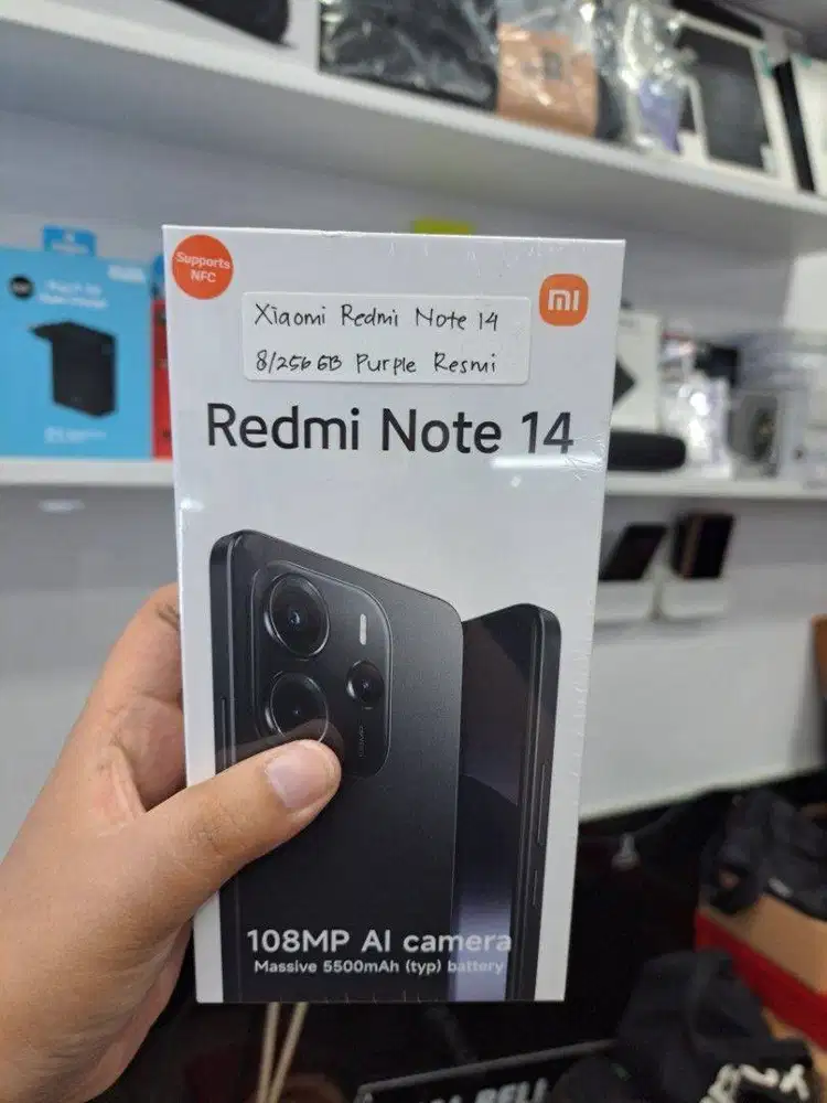 Xiaomi Redmi Note 14 8/256GB Purple New Segel Box Garansi Resmi